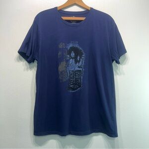 John Lennon John & Yoko War Is Over Blue Shirt Size XL Cotton